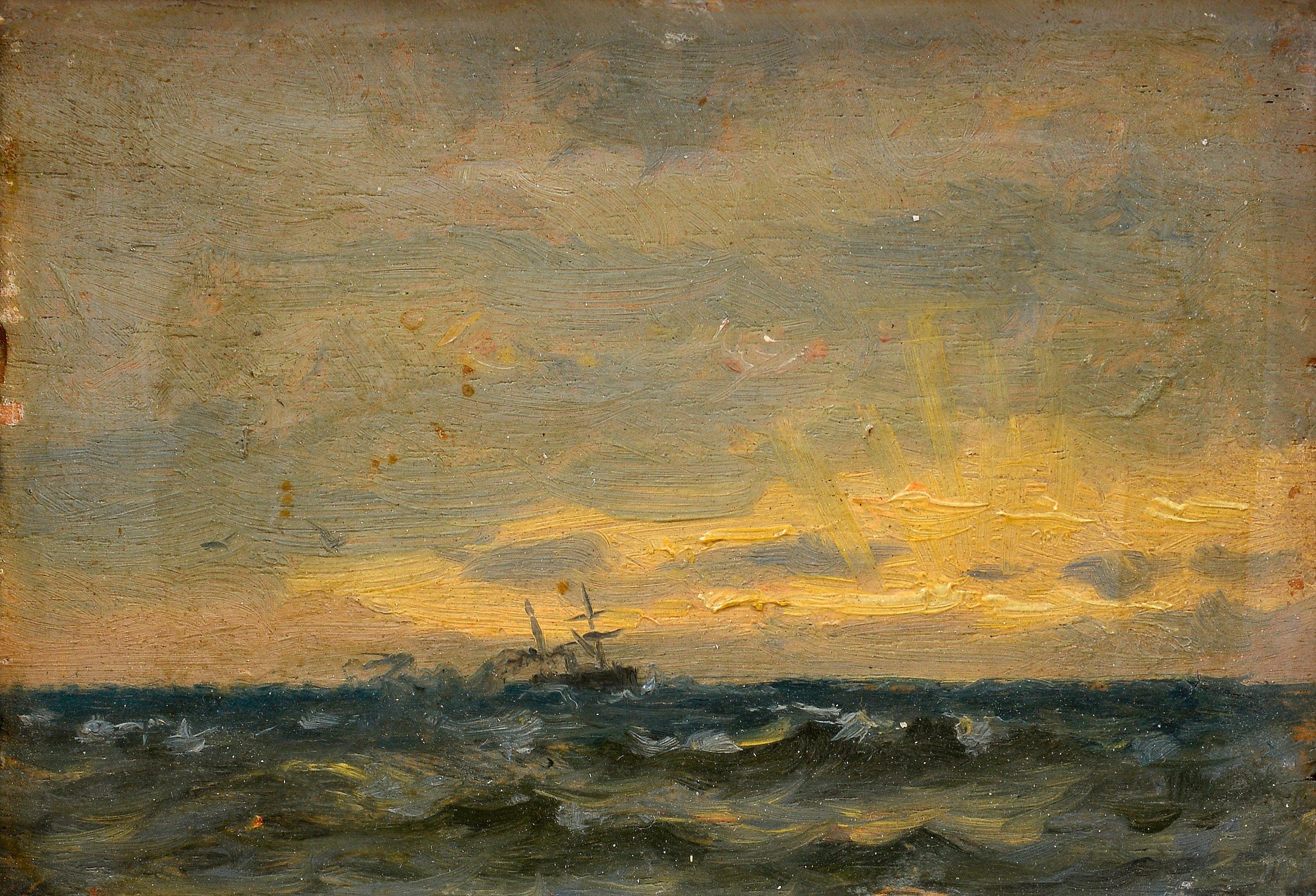 Oscar Kleineh - Sea Landscape.