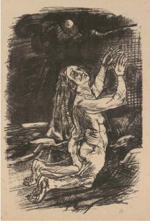 Oscar Kokoschka - Die Flehende, from O Ewigkeit - du Donnerwort (Bachkantate) (Wingler & Welz 62)