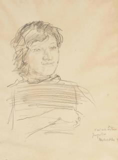 Oscar Kokoschka - Porträt Jacqueline Borowski