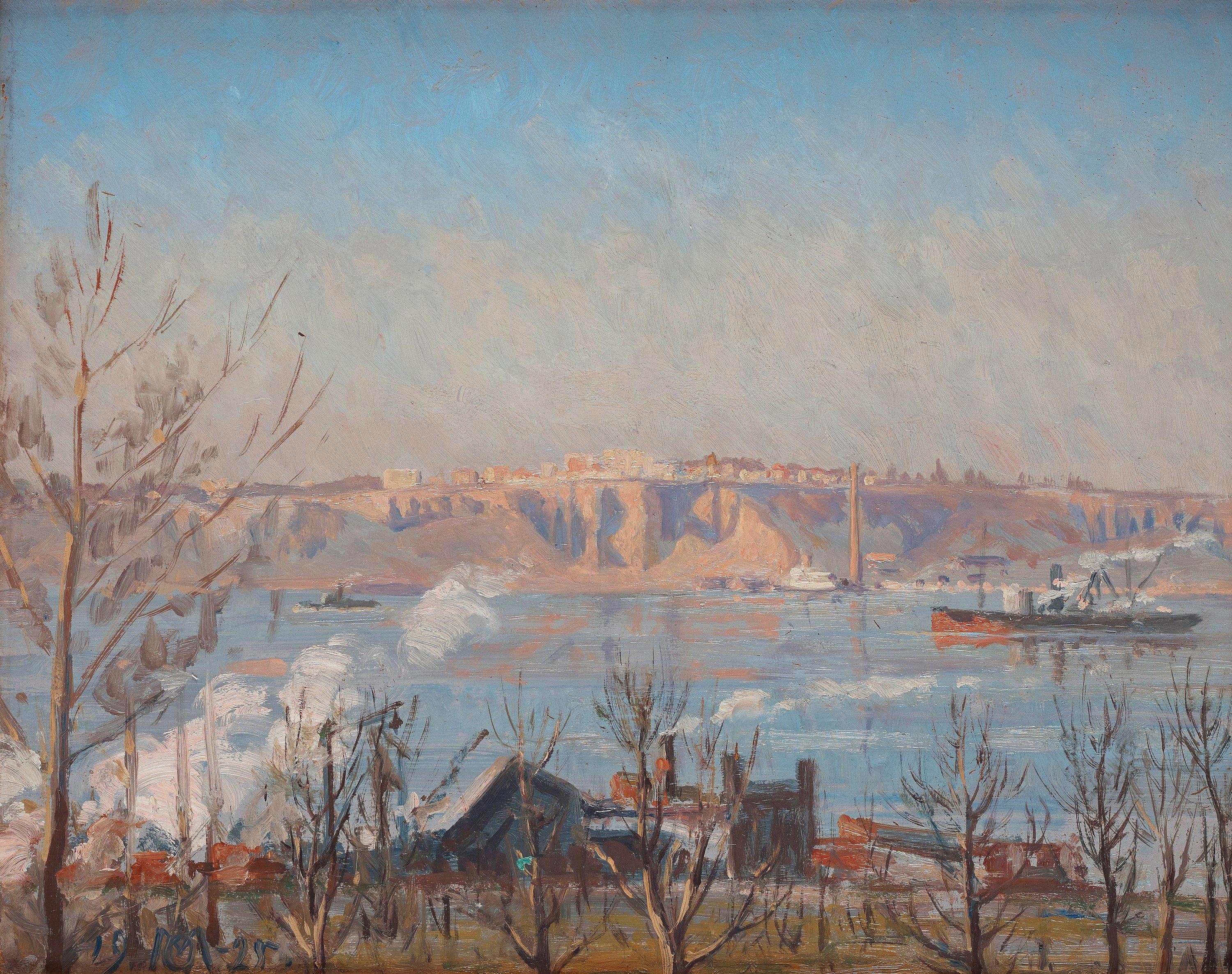 Oscar Matthiesen - New York, Hudson River
