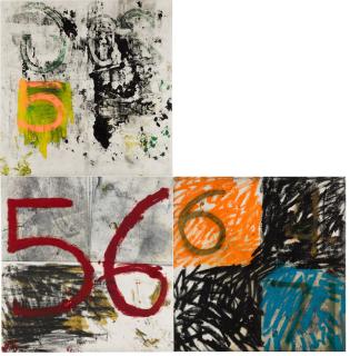 Oscar Murillo - Untitled (Bingo Paintings)