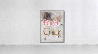Oscar Murillo - Untitled (Fried Chick), 2012