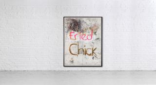 Oscar Murillo - Untitled (Fried Chick)