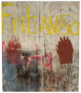 Oscar Murillo - Untitled (Fritanga Mixta)