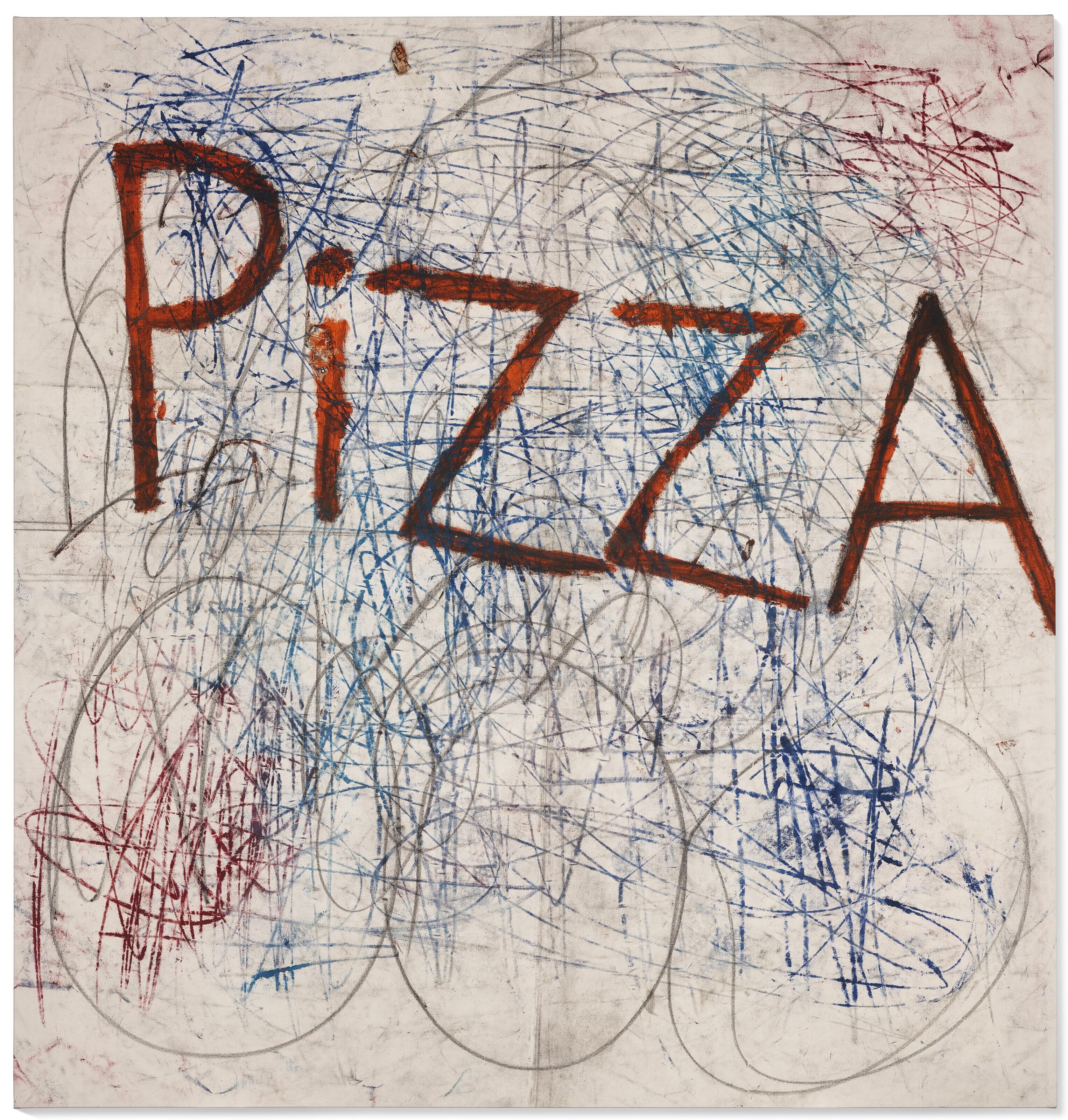 Oscar Murillo - Untitled (Pizza)
