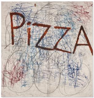Oscar Murillo - Untitled (Pizza)