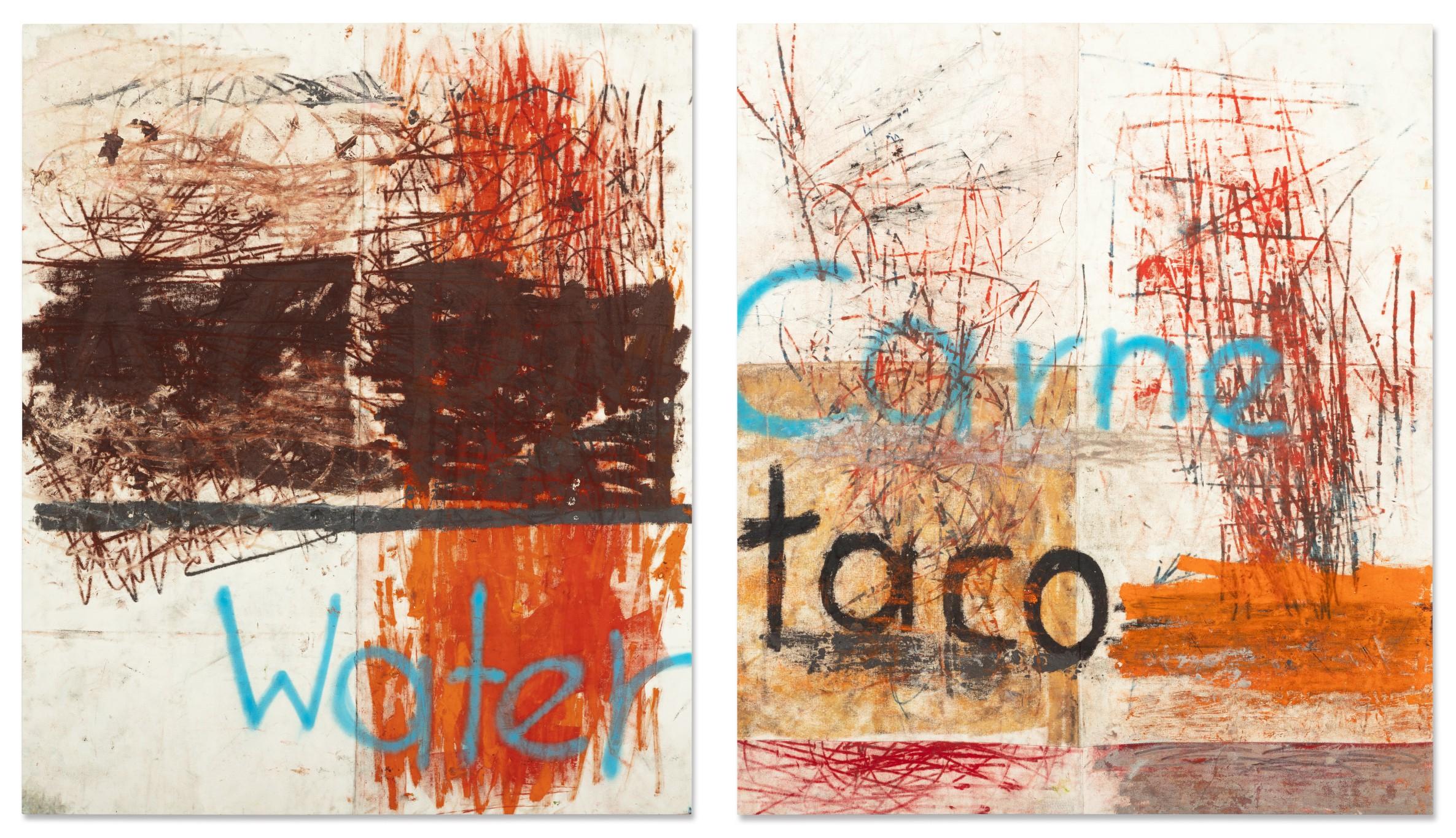 Oscar Murillo - Untitled (stack)