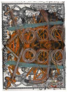 Oscar Murillo - Untitled (Yoga, Yoga)