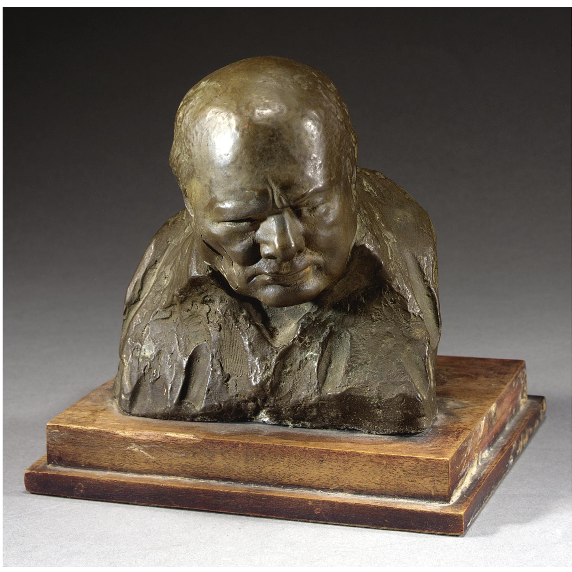 Oscar Nemon - Maquette For Head Of Sir Winston Churchill