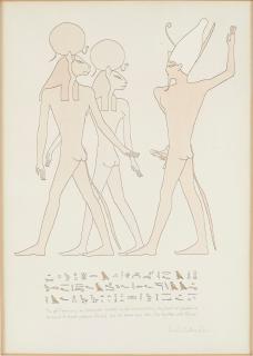 Oscar Reutersvärd - Egyptian erotic motif