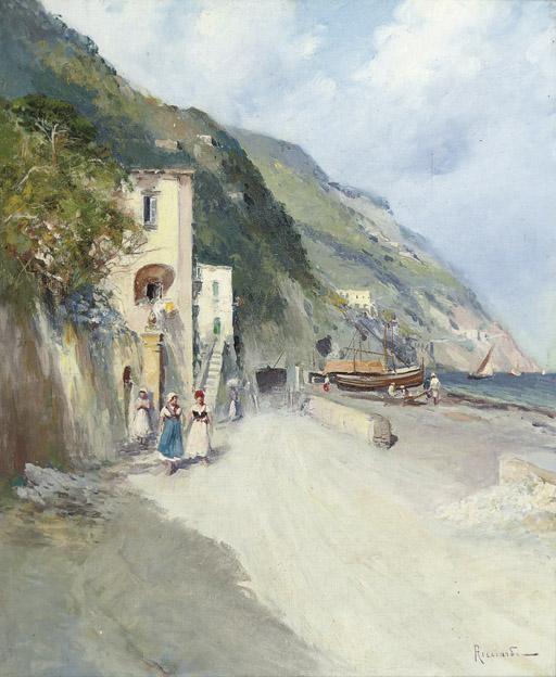 Oscar Ricciardi - A fishing village on the Amalfi coast