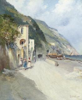 Oscar Ricciardi - A fishing village on the Amalfi coast