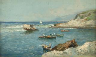 Oscar Ricciardi - Casting nets on the Amalfi coast