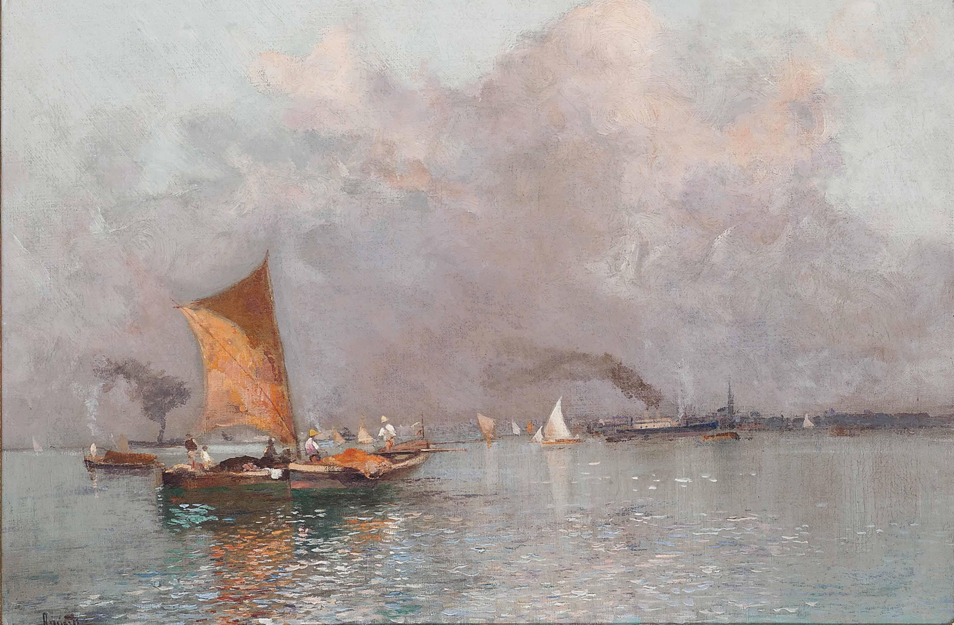 Oscar Ricciardi - Fishing vessels off the Neapolitan coast