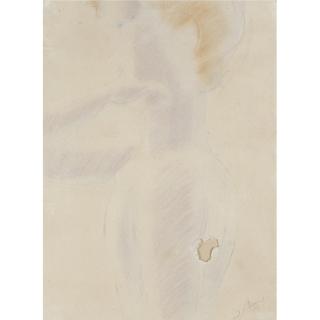 Oscar Schlemmer - Halbfigur Eines Jünglings Mit Handgeste (Half-Figure Of A Youth Hand Gesturing)