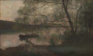 Oscar Törnå - Insjölandskap från Wellinge