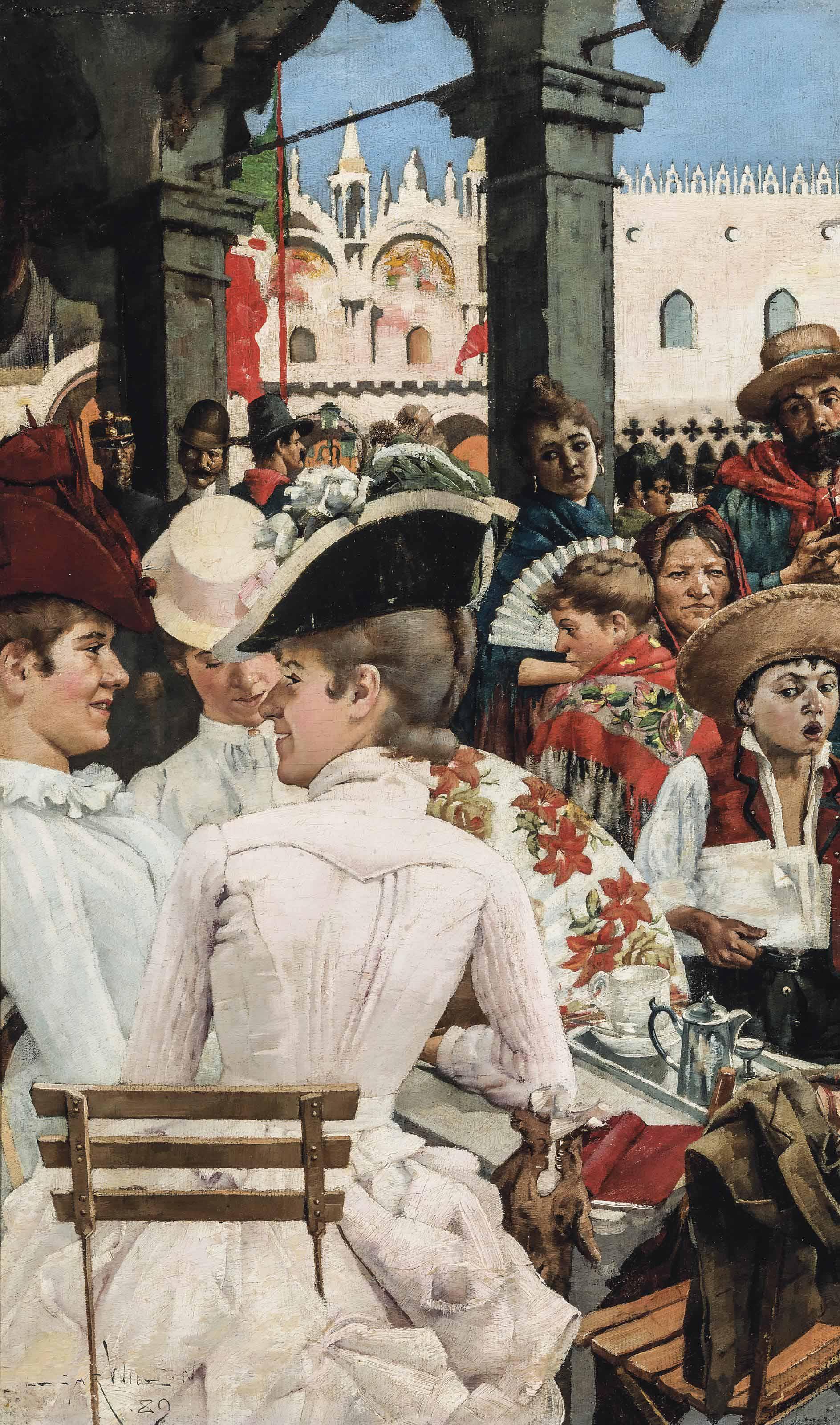 Oscar Wilson - A battle of wits: tourists, pickpockets and police, St Mark\'s Square