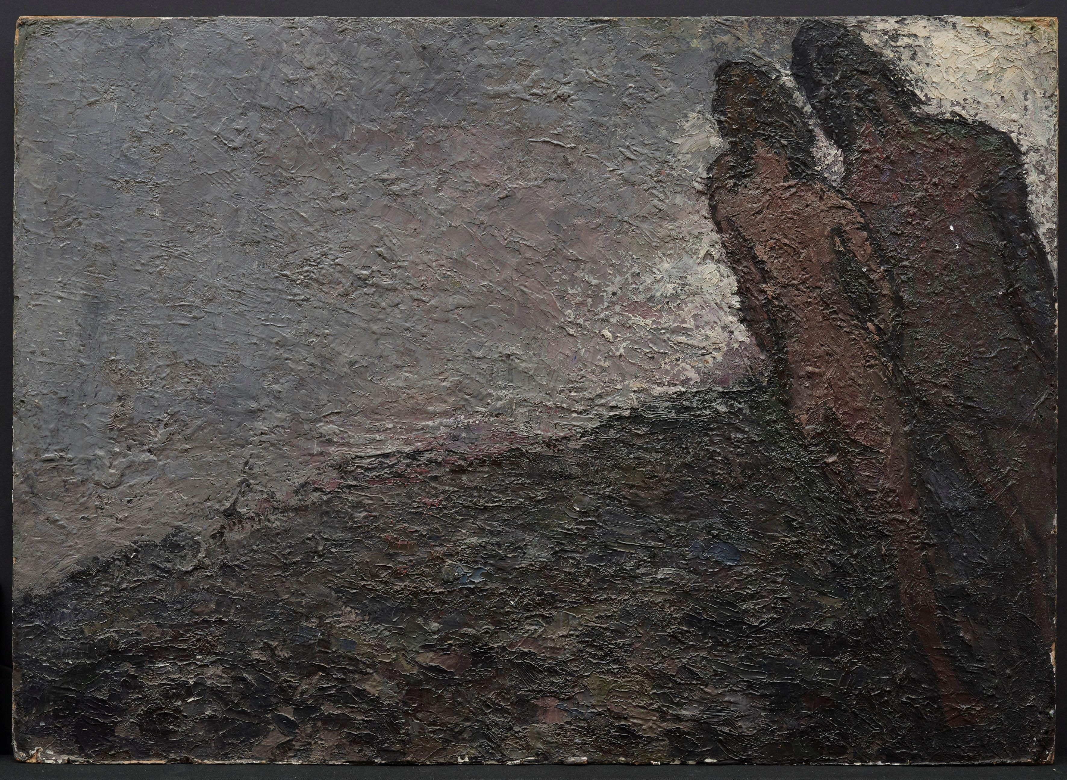 Oscar Yakovlevich Rabin - Adam et Eve/ Adam and Eve