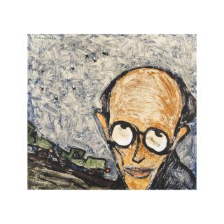 Oscar Yakovlevich Rabin - Autoportrait/ Self-portrait