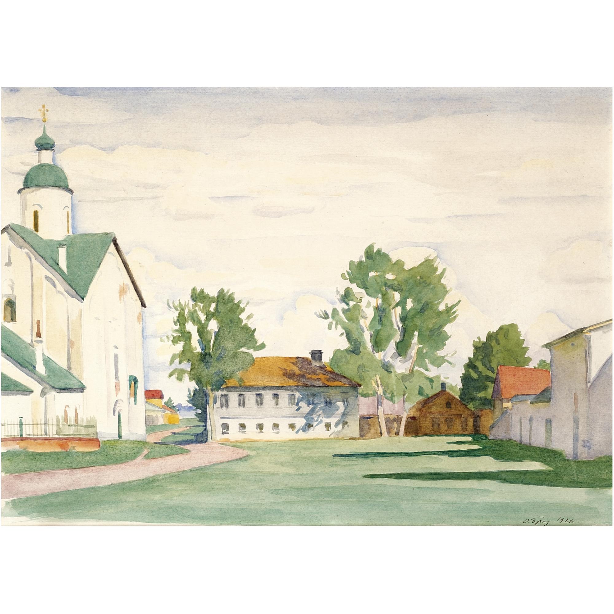 Osip Immanuilovich Braz - Monastery Of The Transfiguration, Novgorod