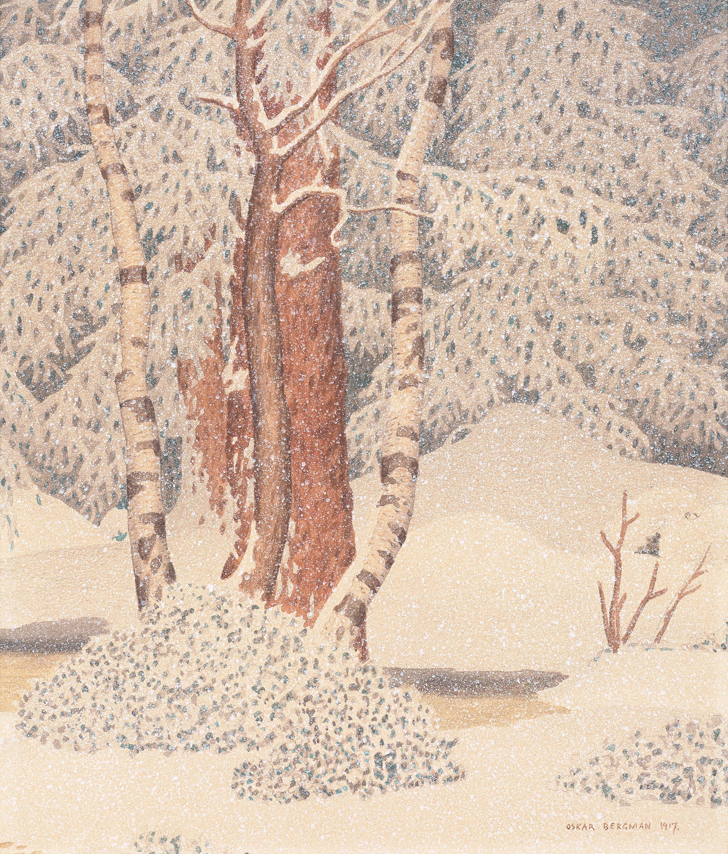 Oskar Bergman - Falling snow