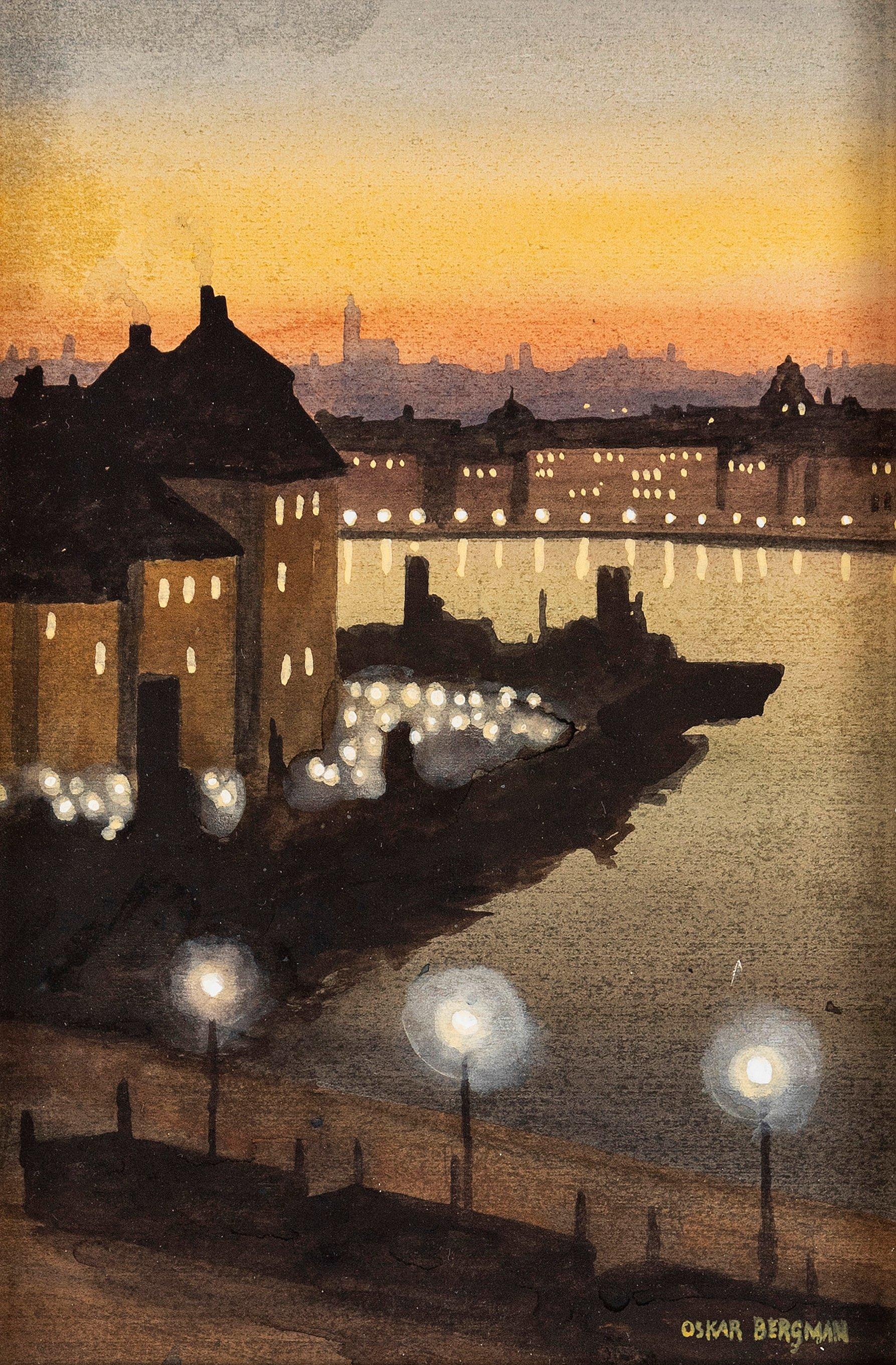Oskar Bergman - View over Stockholm