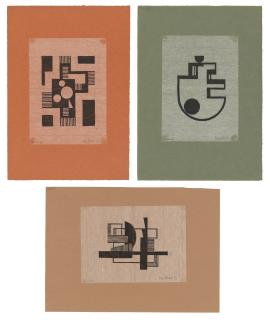 Oskar Fischer - 12 Linolschnitte