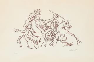 Oskar Kokoschka - Achills Sturtz.