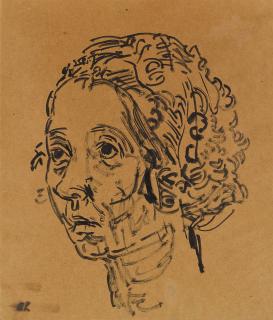 Oskar Kokoschka - Bildnis Claire Waldoff