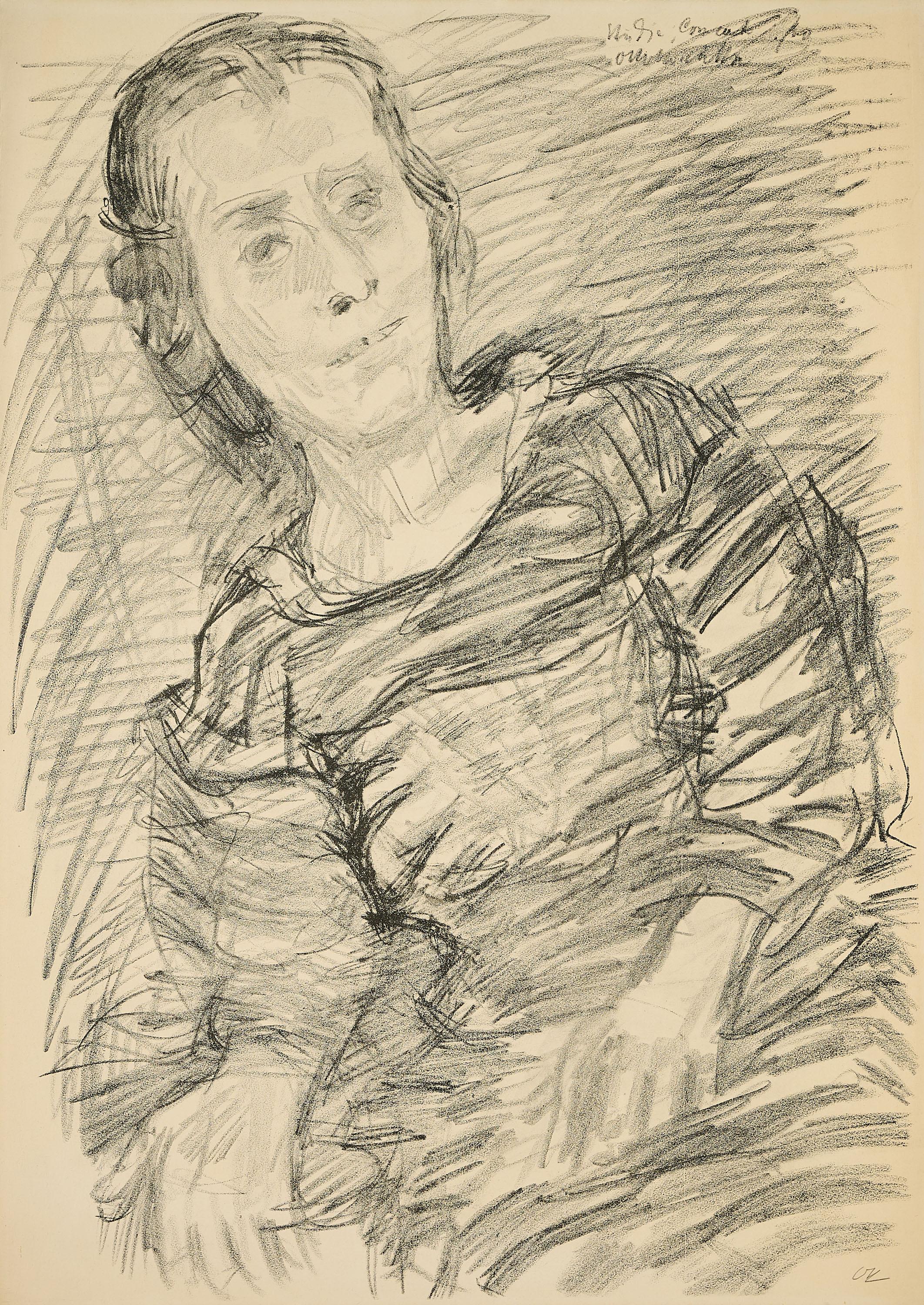 Oskar Kokoschka - Blatt VIII (Aus: Variationen über ein Thema).