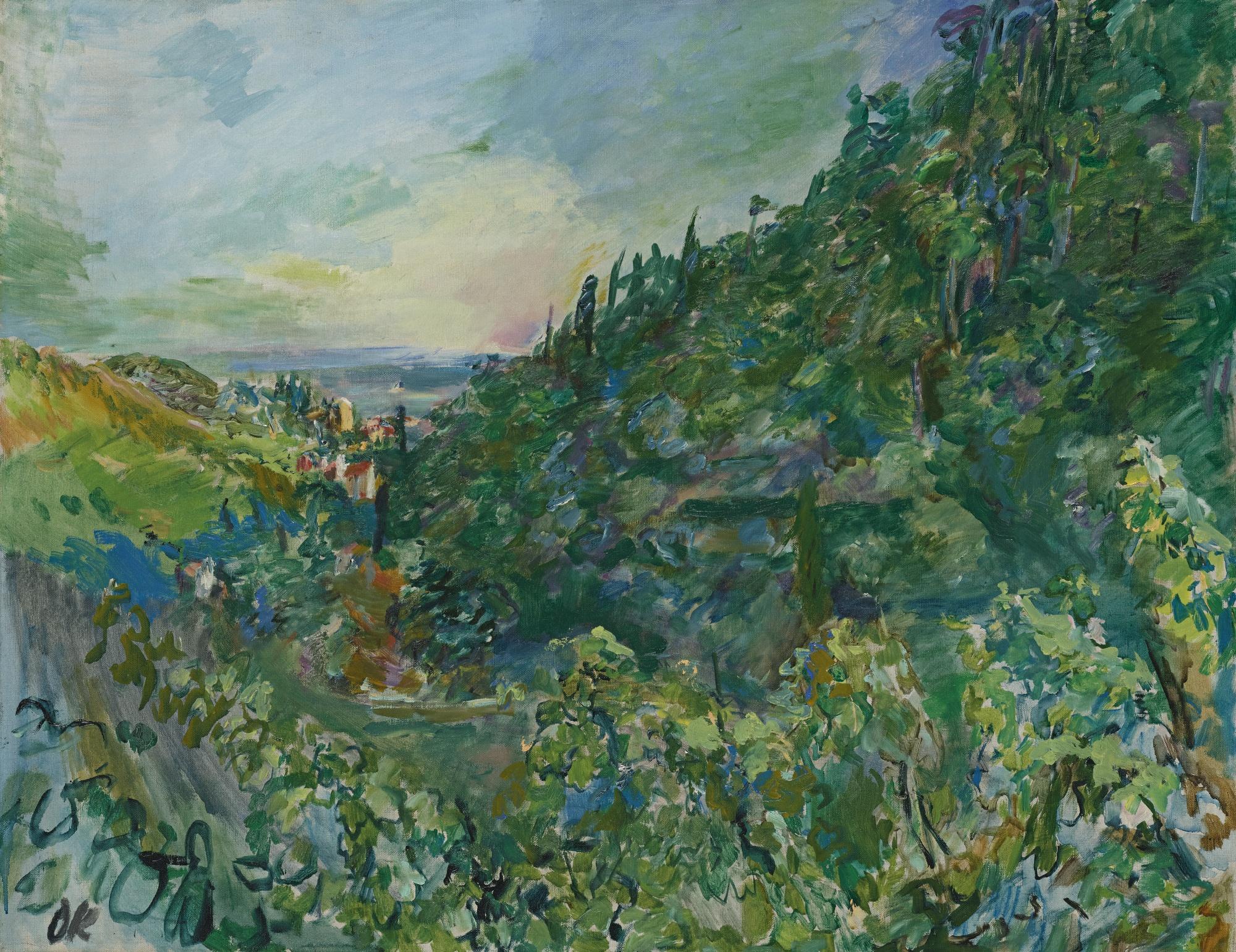 Oskar Kokoschka - Blick Auf Rapallo (View Of Rapallo)