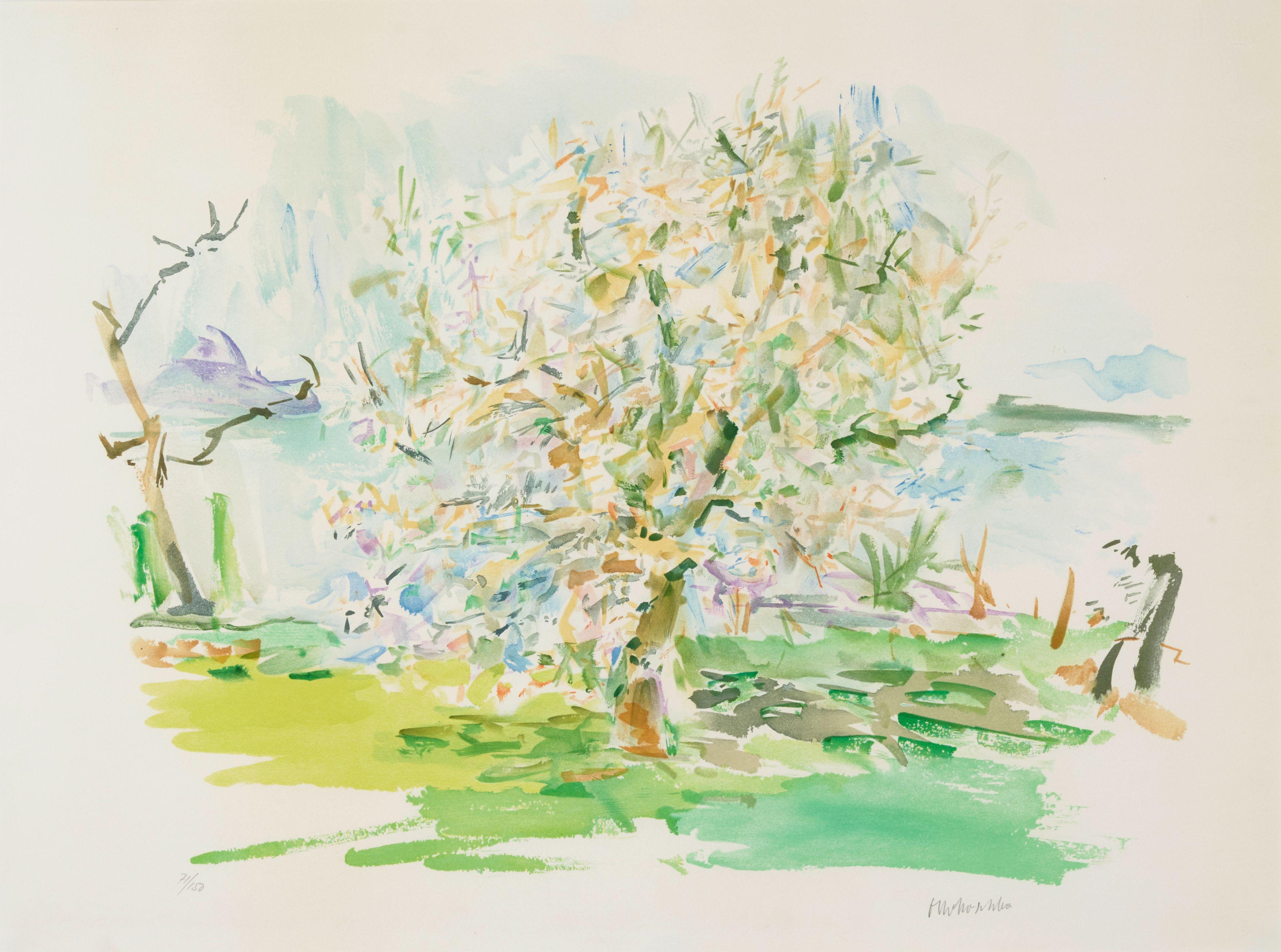 Oskar Kokoschka - Blühender Apfelbaum