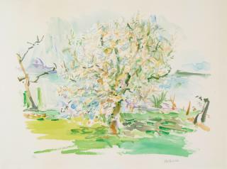Oskar Kokoschka - Blühender Apfelbaum