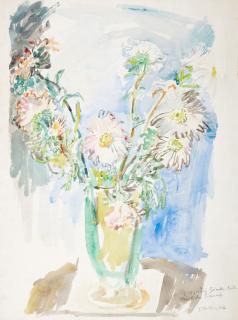 Oskar Kokoschka - Blumen in einer Vase (Flowers in a vase)