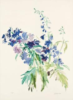 Oskar Kokoschka - Delphinium