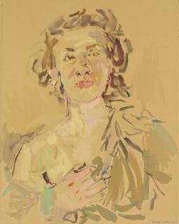 Oskar Kokoschka - Frauenbildnis (Portrait Of A Woman)