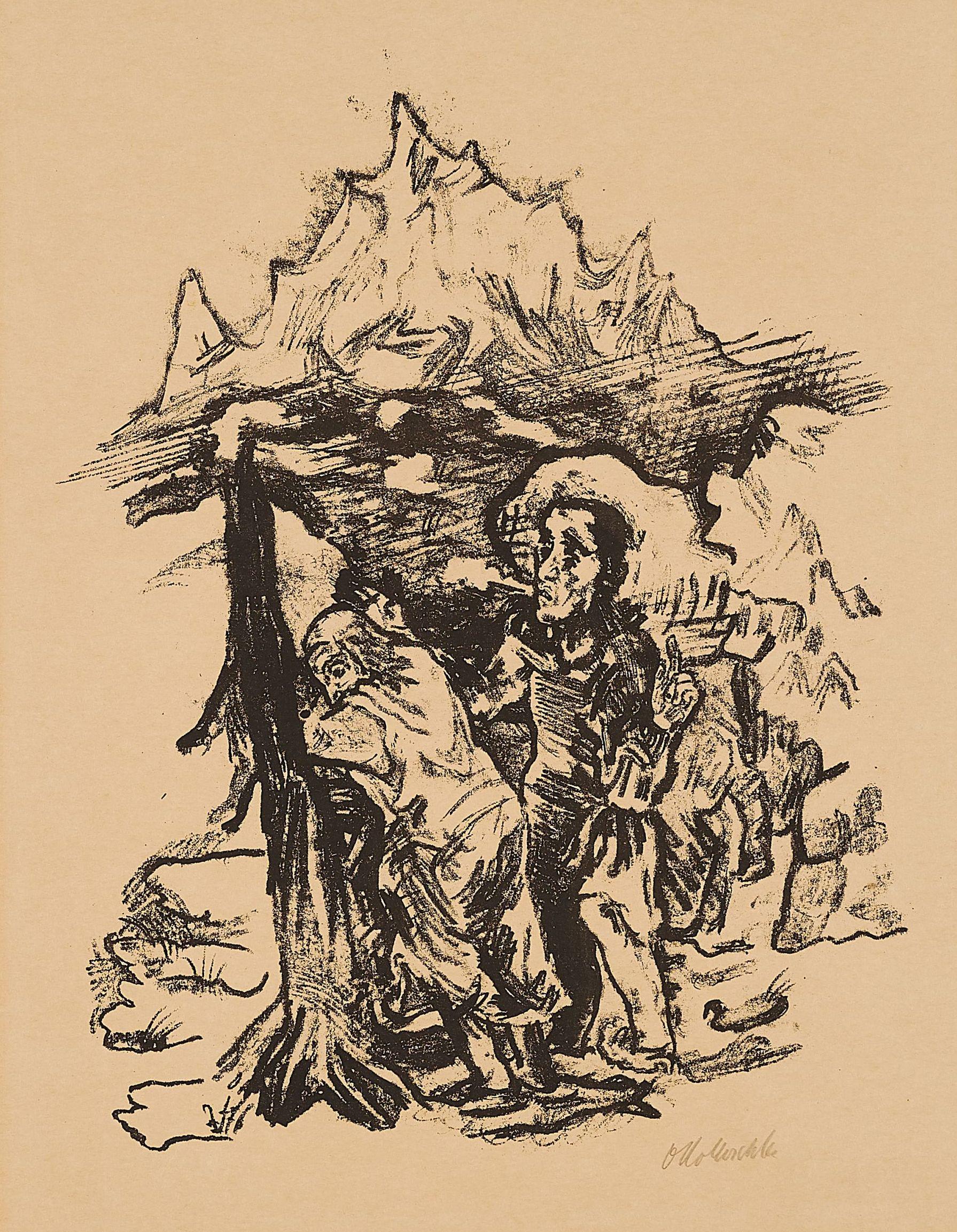 Oskar Kokoschka - Furcht und Hoffnung (Aus: O Ewigkeit - Du Donnerwort).