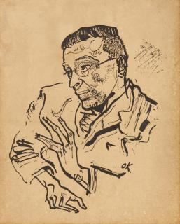 Oskar Kokoschka - Karl Kraus, Menschenköpfe