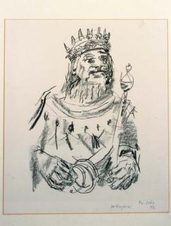 Oskar Kokoschka - King Lear (W. W. 223)