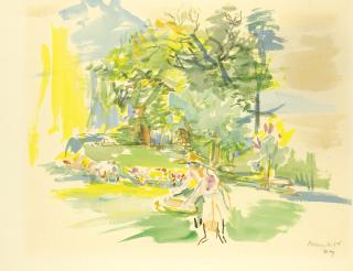 Oskar Kokoschka - Landschaft Mit Garten (Landscape With Garden)