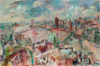 Oskar Kokoschka - London with the Houses of Parliament