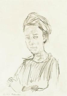 Oskar Kokoschka - Mädchenkopf