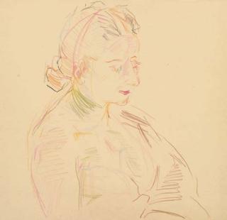 Oskar Kokoschka - Portrait de Mrs. Marion F.