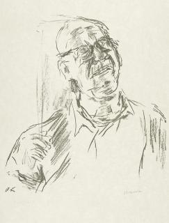 Oskar Kokoschka - Selbstbildnis mit Brille