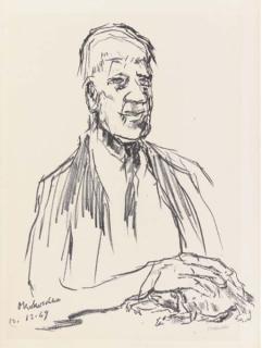 Oskar Kokoschka - Selbstbildnis mit Schildkröte