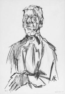 Oskar Kokoschka - Self Portrait (Wingler/Welz 358)