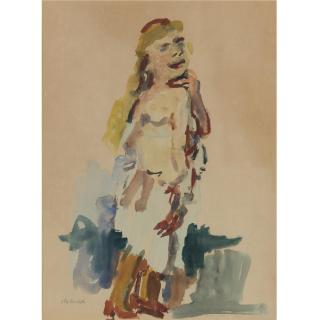 Oskar Kokoschka - Stehendes Mädchen (Standing Woman)
