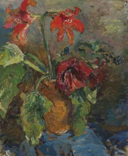 Oskar Kokoschka - Stillleben Mit Amaryllis (Still Life With Amaryllis)