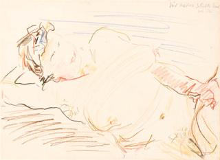 Oskar Kokoschka - Untitled (Figure studies; recto and verso)