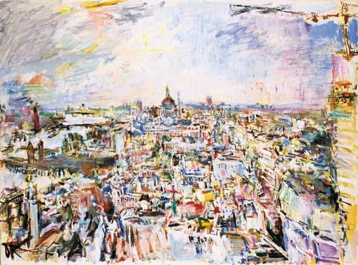 Oskar Kokoschka - View of London, with St. Paul\'s Cathedral
